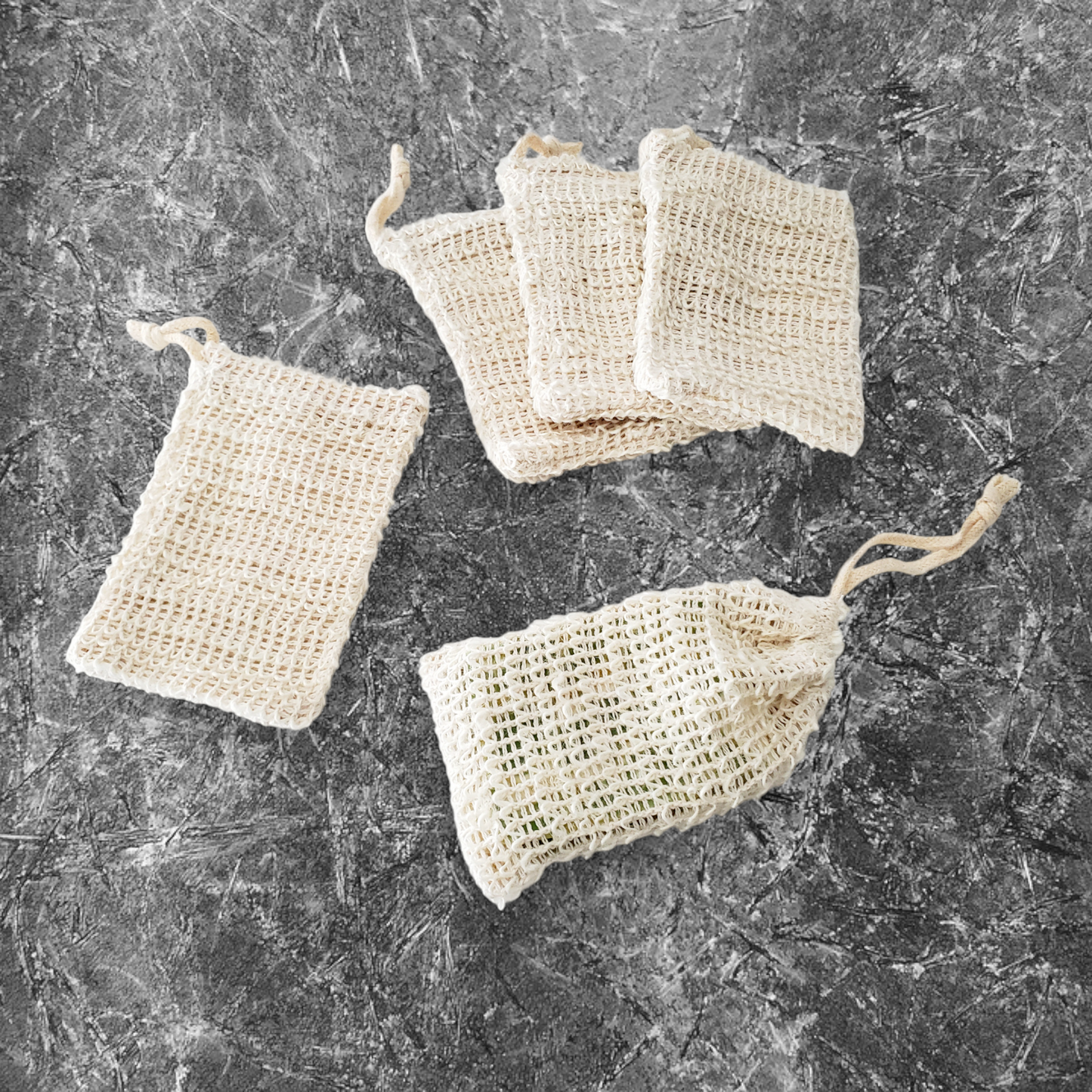 Natural Sissal Soap Saver Exfoliating Bag