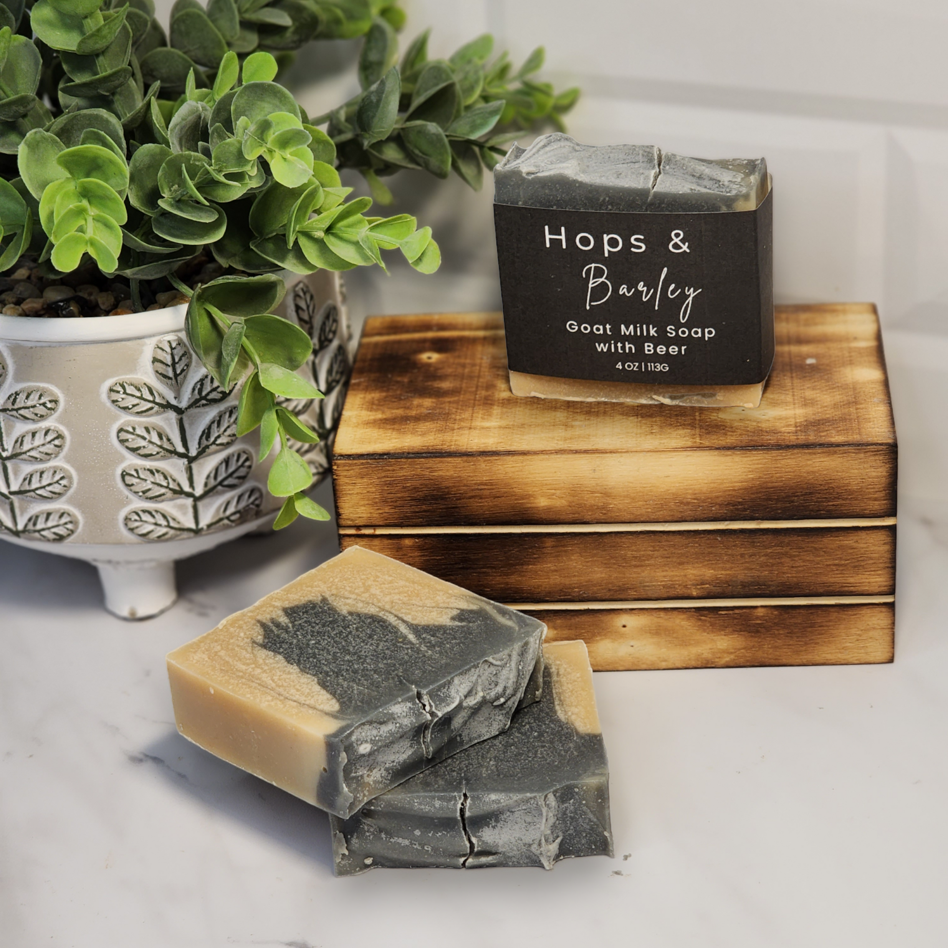 Handmade Goat Milk & Beer Soap Bar 