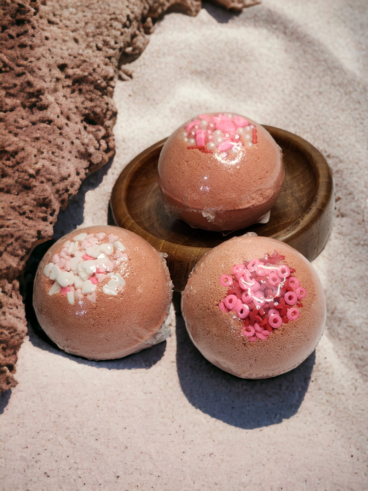 Strawberry Pound Cake Bath Bomb