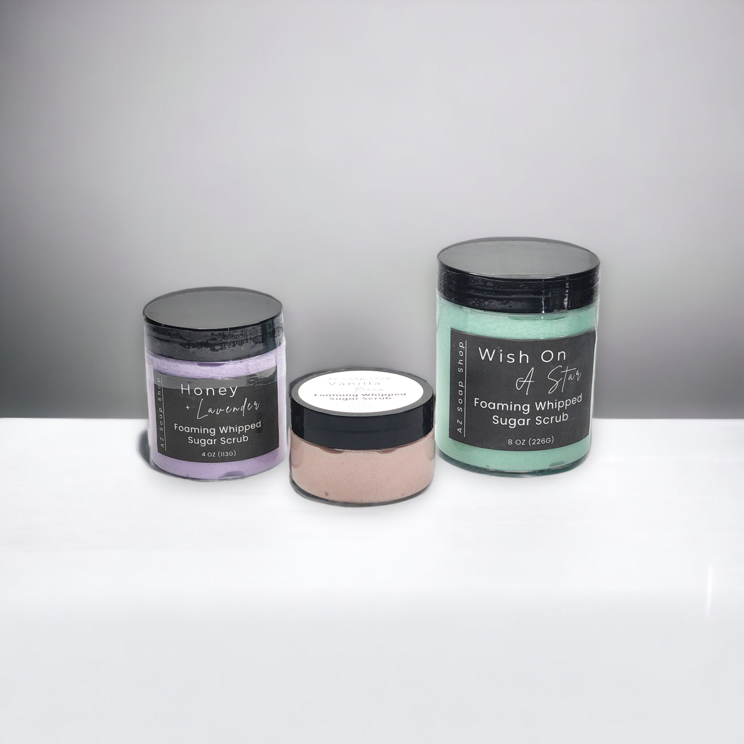 Foaming Whipped Sugar Body Scrubs Winter/Holiday Collection