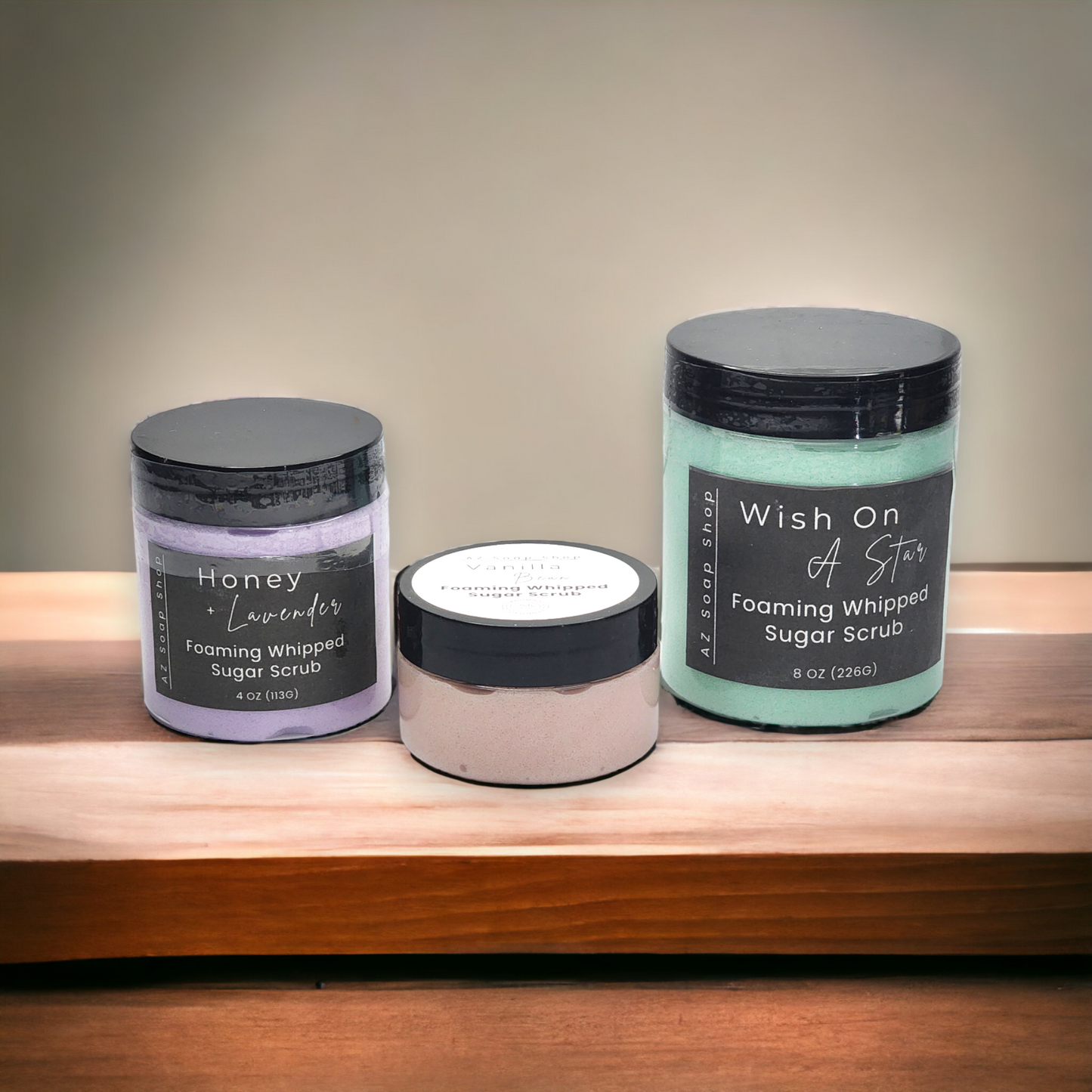 Foaming Whipped Sugar Body Scrubs Men's Collection