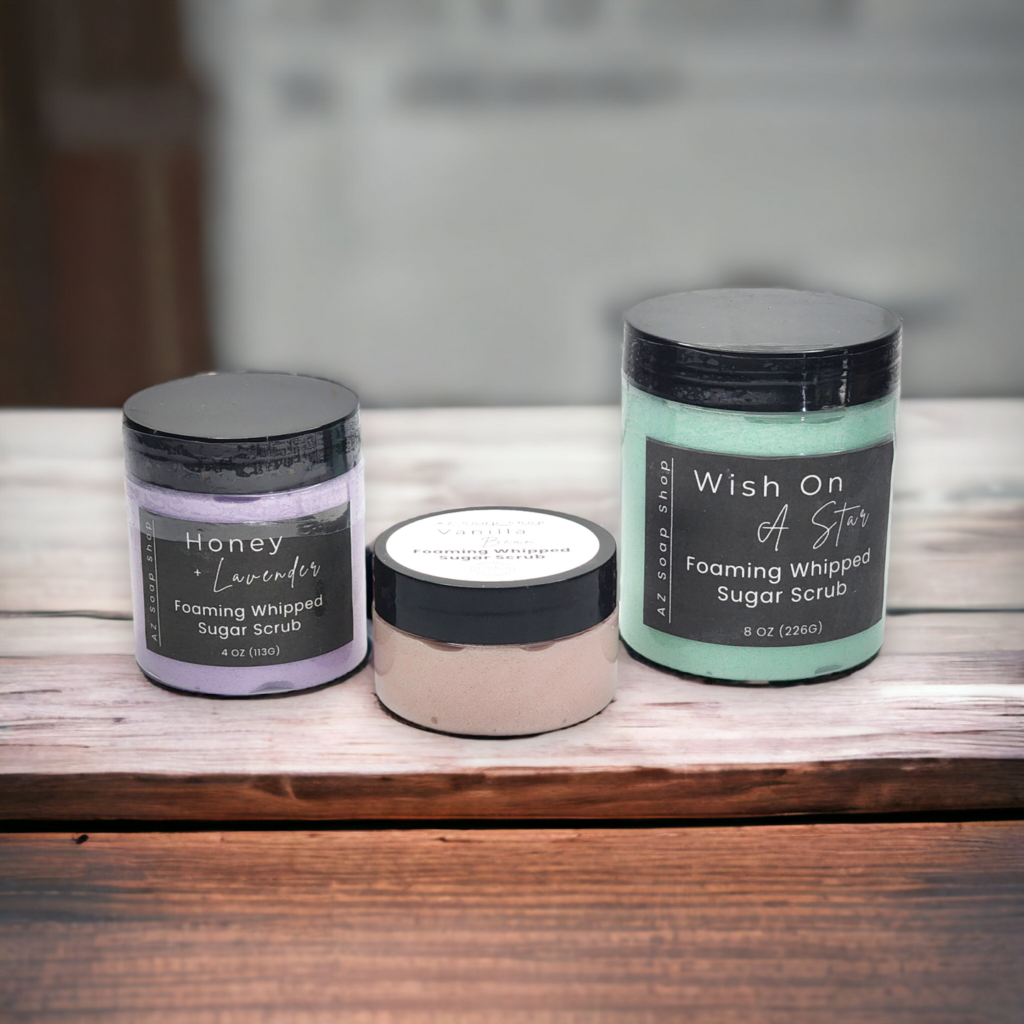 Foaming Whipped Sugar Body Scrubs Winter/Holiday Collection