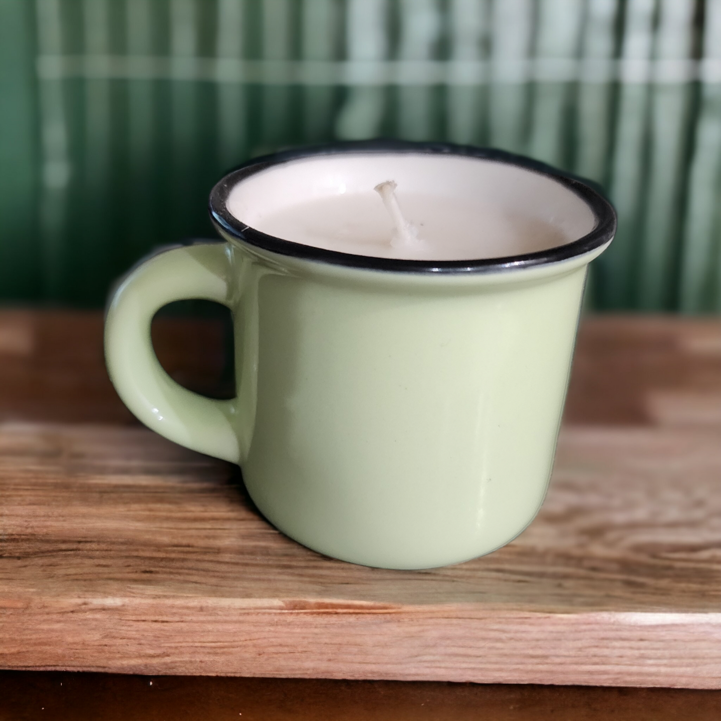 Cactus + Sea Salt Scented Mini Espresso Mug Candle