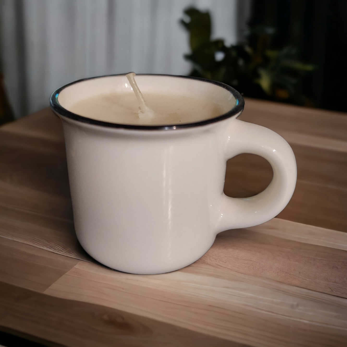 Sea Salt + Orchid Scented Mini Espresso Mug Candle