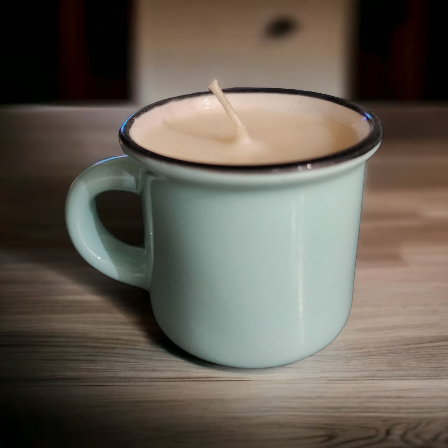 Sea Salt + Orchid Scented Mini Espresso Mug Candle