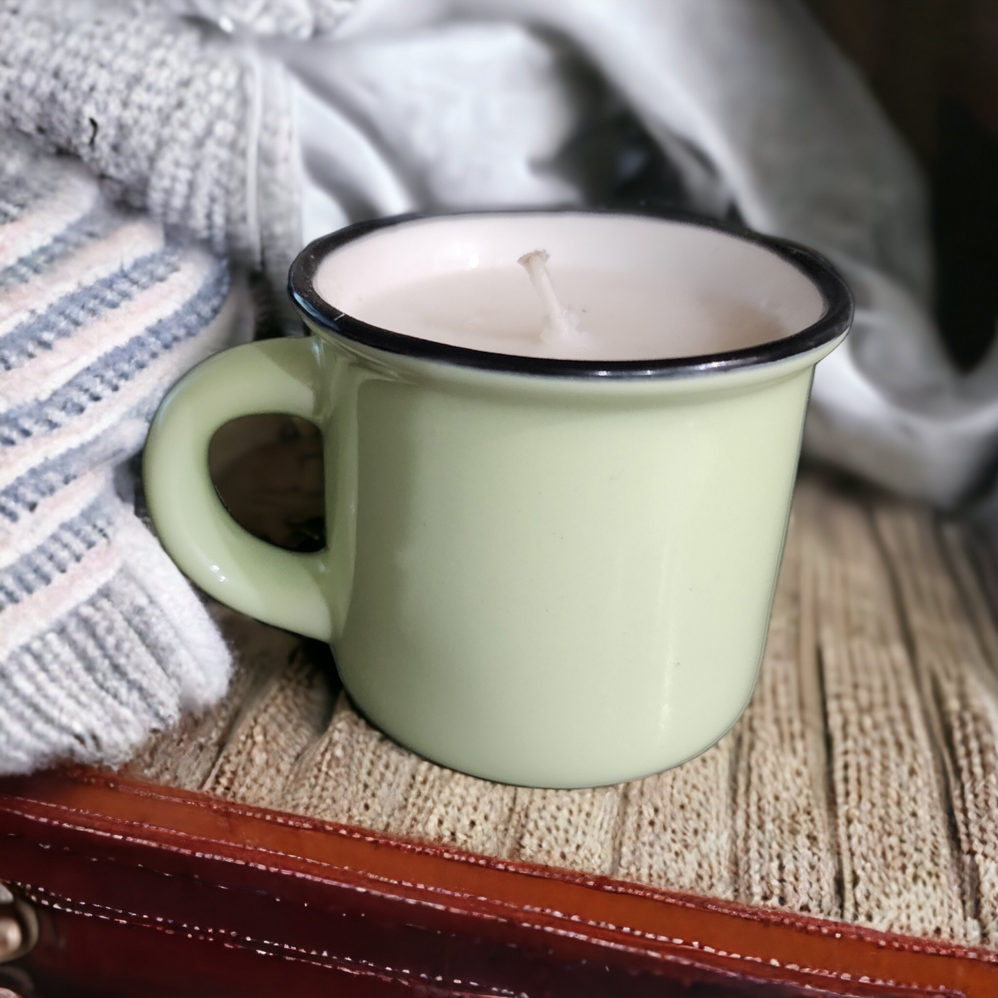 Sweater Season Scented Mini Espresso Mug Candle