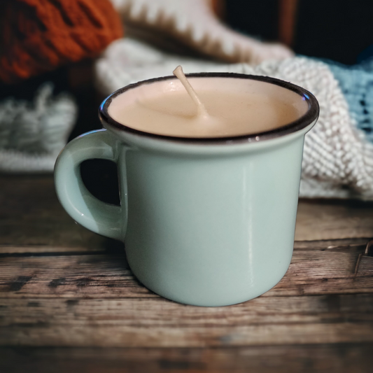 Sweater Season Scented Mini Espresso Mug Candle