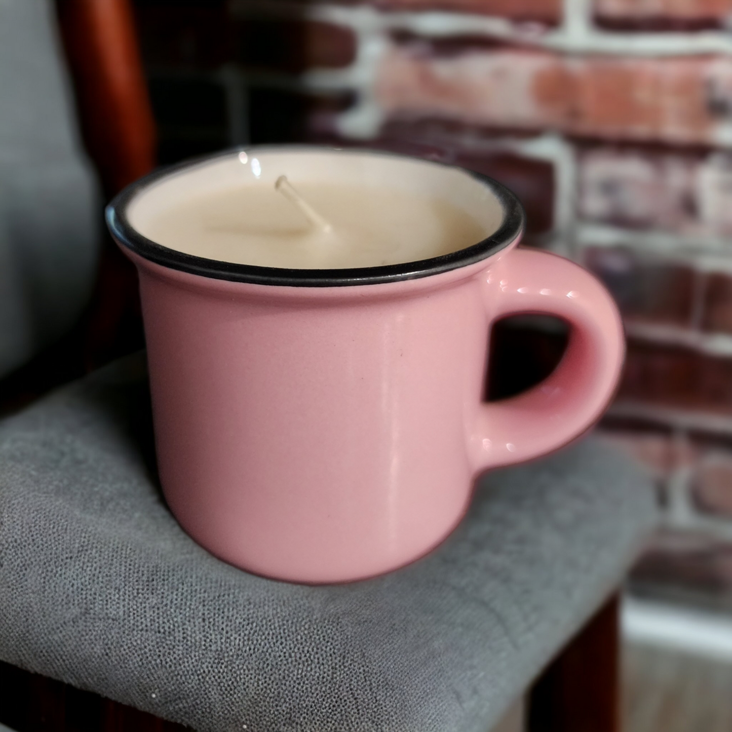 Vanilla Pumpkin Pie Scented Mini Espresso Mug Candle