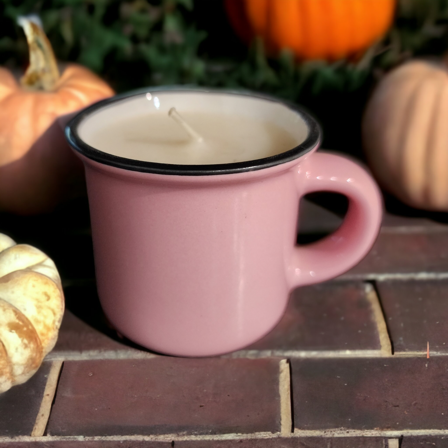 Vanilla Pumpkin Pie Scented Mini Espresso Mug Candle